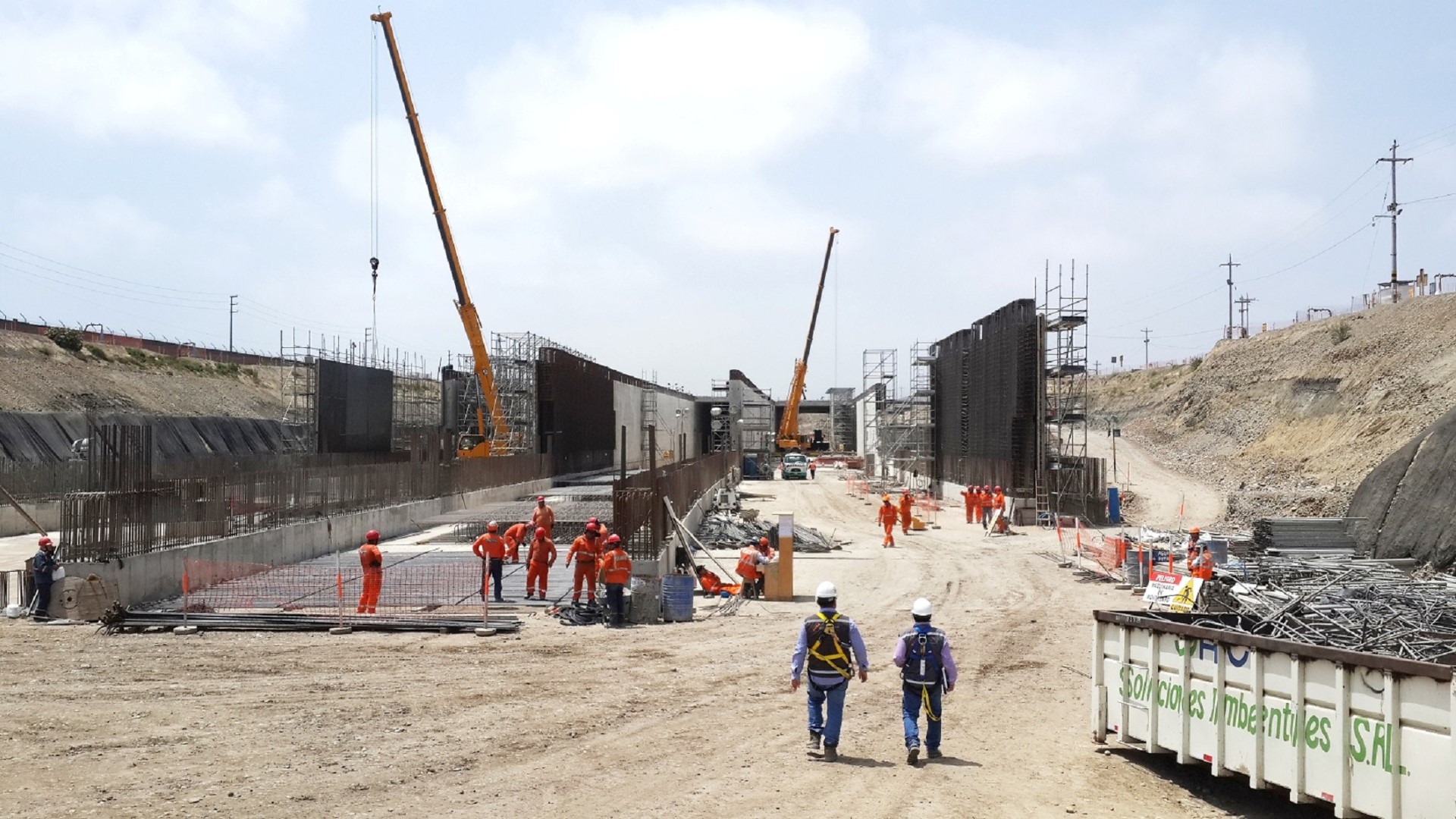 Fotos proceso construcción Túnel Gambeta en el Callao en Perú